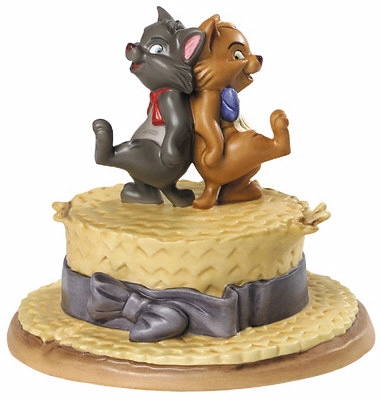 WDCC Disney Classics The Aristocats Berlioz And Toulouse Kickin Kittens Porcelain Figurine