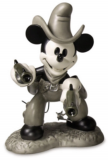 WDCC Disney Classics Two Gun Mickey Mouse Quick Draw Cowboy Porcelain Figurine