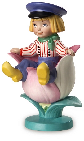 WDCC Disney Classics It's A Small World Holland Tulpenjongen Boy With Tulip Porcelain Figurine