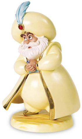 WDCC Disney Classics Aladdin Sultan Fawning Father Porcelain Figurine