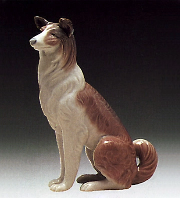 Lladro Collie 1974-81 Porcelain Figurine