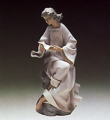 Lladro Angel With Score 1976-85 Porcelain Figurine