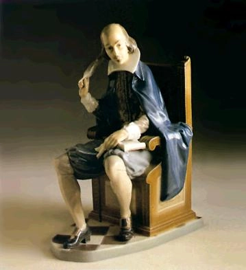 Lladro William Shakespere Le1200 1982-88 Porcelain Figurine