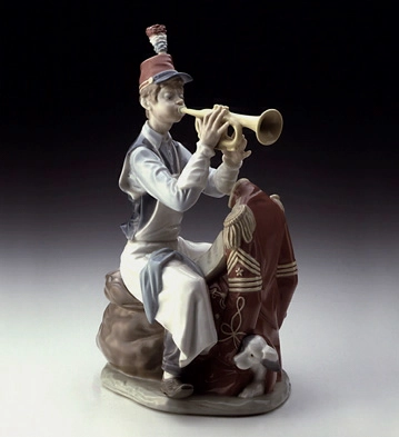 Lladro Practice Makes Perfect- Rockwell Le5000 Porcelain Figurine