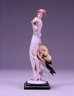 Giuseppe Armani Lady With Camelias Sculpture