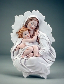Giuseppe Armani Madonna And Child Plaque 