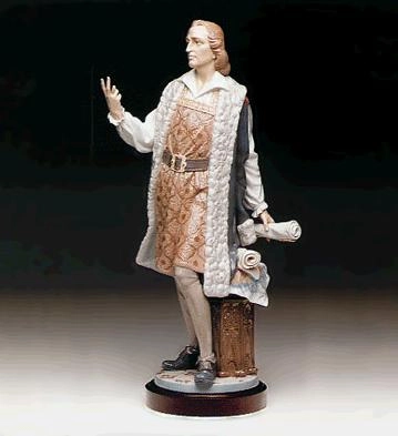 Lladro Columbus, Two Routes Le1000 1991-95 Porcelain Figurine