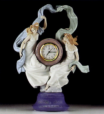 Lladro Allegory Of Time 1994-98 Porcelain Figurine