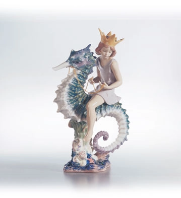 Lladro Prince Of The Sea Le 2500 Porcelain Figurine