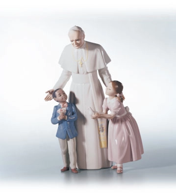 Lladro Pope John Paul II Le2500 1998-2003 Porcelain Figurine