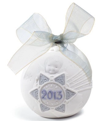 Lladro Christmas Ball 2013 Ornament Porcelain Figurine