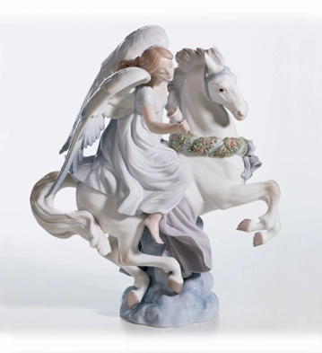 Lladro Message Of Joy Le3000 2002-C Porcelain Figurine