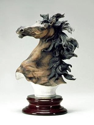 Giuseppe Armani Horse Head Sculpture