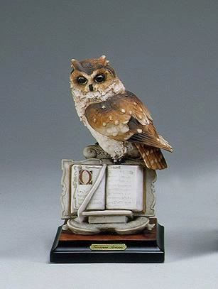 Giuseppe Armani Wise Owl Sculpture
