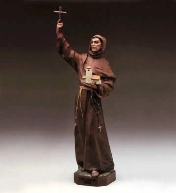 Lladro Friar Juniper 1984-93 Porcelain Figurine