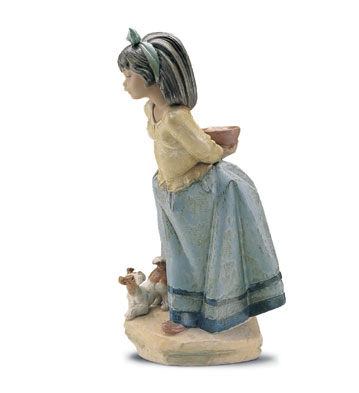 Lladro Guess What I Have? 1992-2001 Porcelain Figurine