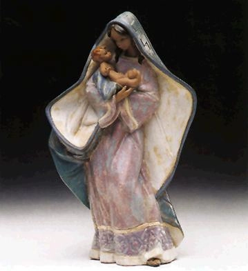 Lladro Adoring Mother 1993-99 Porcelain Figurine