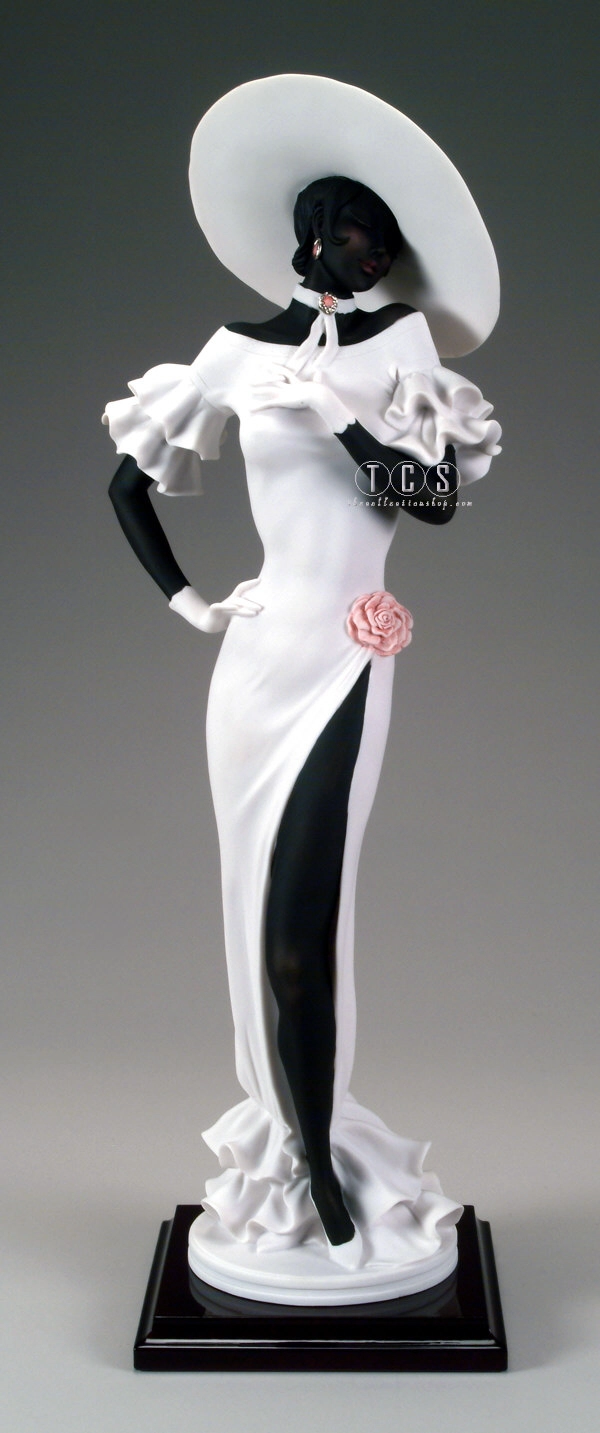 Giuseppe Armani Black Rose 2243S Limited Edition Sculpture.