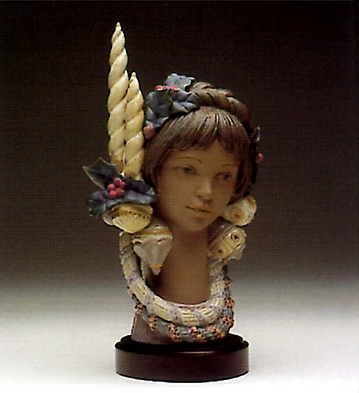 Lladro Holiday Glow Le1500 1993-97 Porcelain Figurine