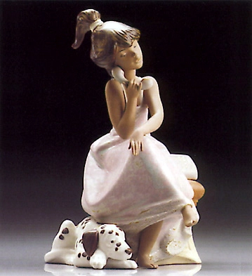 Lladro Chit Chat 1995-99 Porcelain Figurine