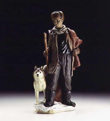 Lladro Artic Explorer 1998-2000 Porcelain Figurine