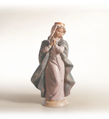 Lladro Young Mary Porcelain Figurine