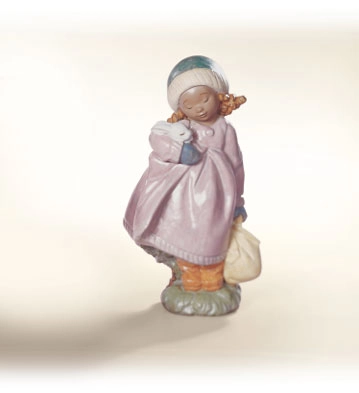 Lladro Snuggle Bunny Porcelain Figurine