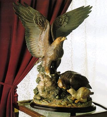 Lladro Eagles Nest Le300 1981-94 Porcelain Figurine