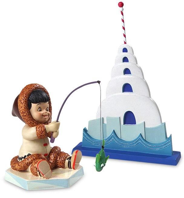 WDCC Disney Classics It's A Small World North Pole Eskimo Porcelain Figurine