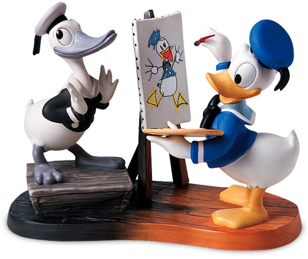 WDCC Disney Classics Then And Now Donald Duck Then And Now 
