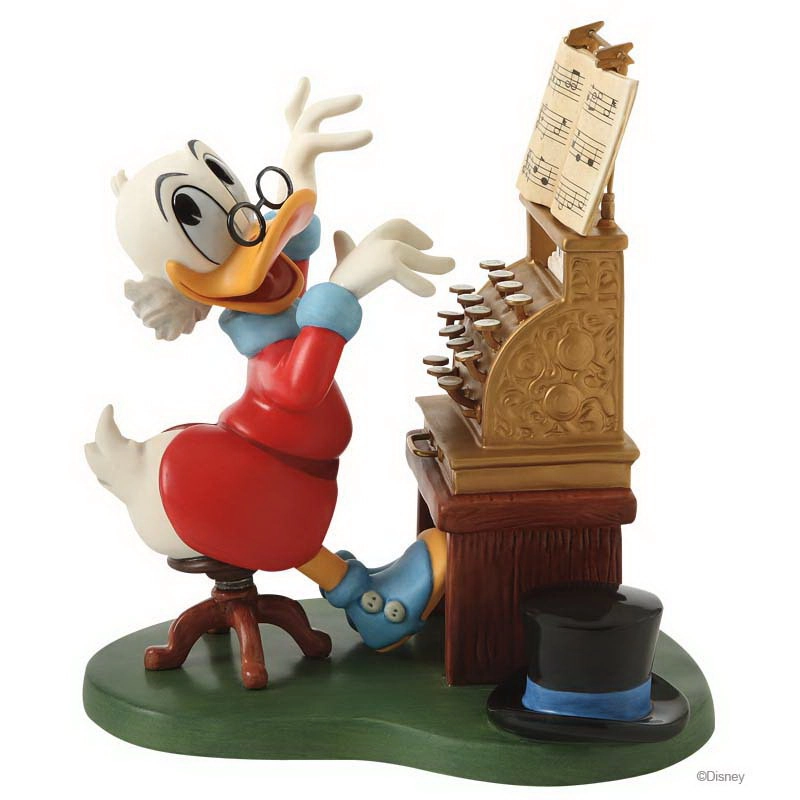 WDCC Disney Classics Classic Comics Series Scrooge Mcduck Cash Register Concerto Porcelain Figurine