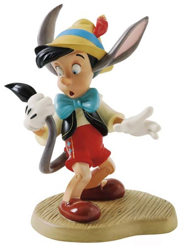 WDCC Disney Classics Pinocchio A Terrifying Tail Porcelain Figurine