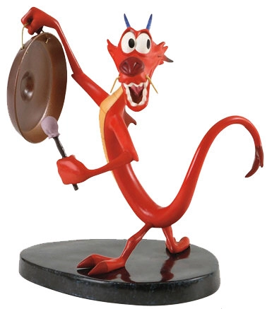 WDCC Disney Classics Mulan Mushu One Family Reunion Coming Right Up Porcelain Figurine