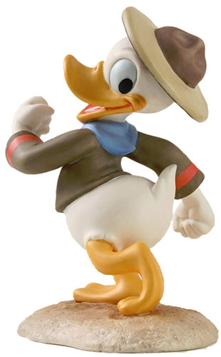 WDCC Disney Classics Good Scouts Donald Duck Happy Camper Porcelain Figurine
