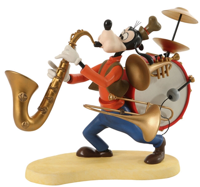WDCC Disney Classics Mickey Mouse Club Goofy One Man Band Porcelain Figurine
