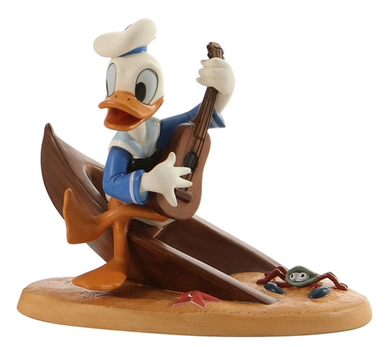 WDCC Disney Classics HawaIIan Holiday Donald Duck Tropical Tempo Porcelain Figurine