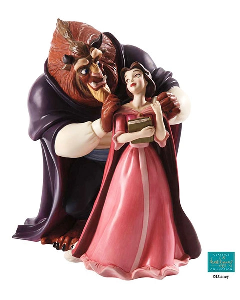 WDCC Disney Classics Beauty And The Beast Belle And Beast  A New Chapter Begins Porcelain Figurine