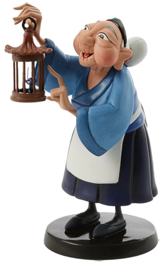 WDCC Disney Classics Mulan Grandma Fa And Cri Kee Ive Got All The Luck We Need Porcelain Figurine