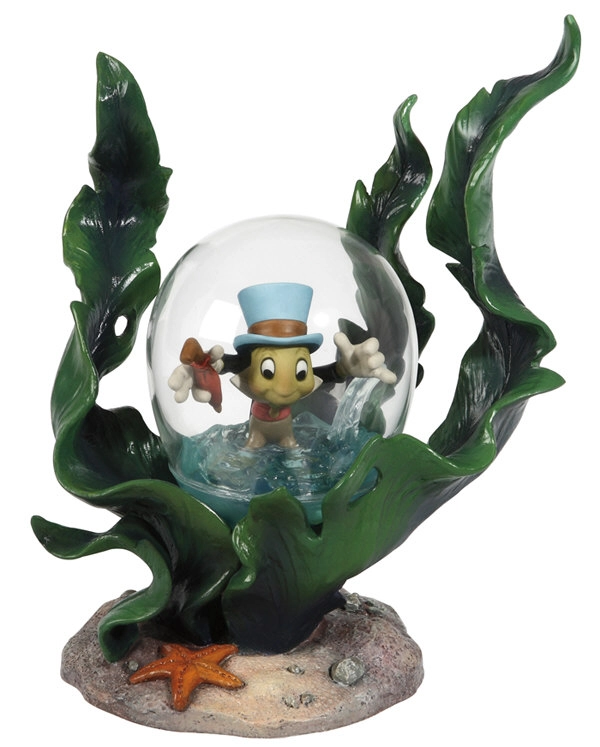 WDCC Disney Classics Pinocchio Jiminy Cricket Bubble Trouble Porcelain Figurine