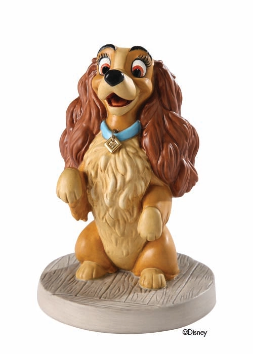 WDCC Disney Classics Lady And The Tramp Lady Warm Welcome Porcelain Figurine