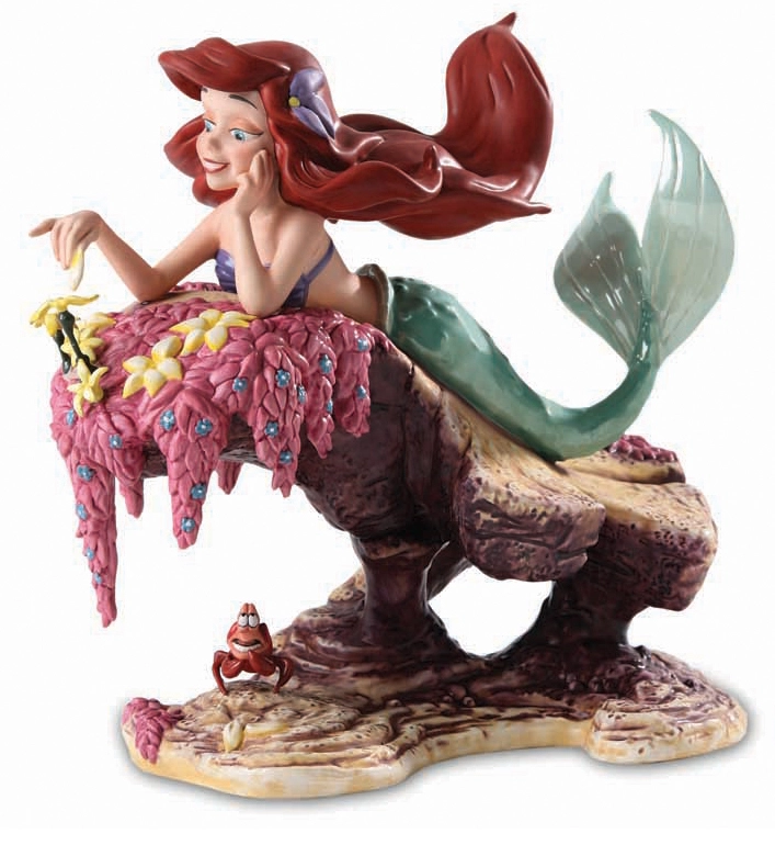 WDCC Disney Classics The Little Mermaid Ariel and Sebastian He Loves Me, He Loves Me Not  