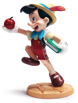 WDCC Disney Classics Pinocchio Goodbye Father Porcelain Figurine
