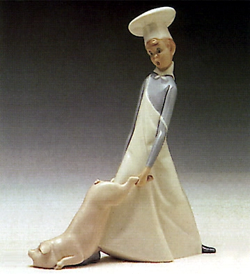 Lladro Cook in Trouble 1969-85 Porcelain Figurine