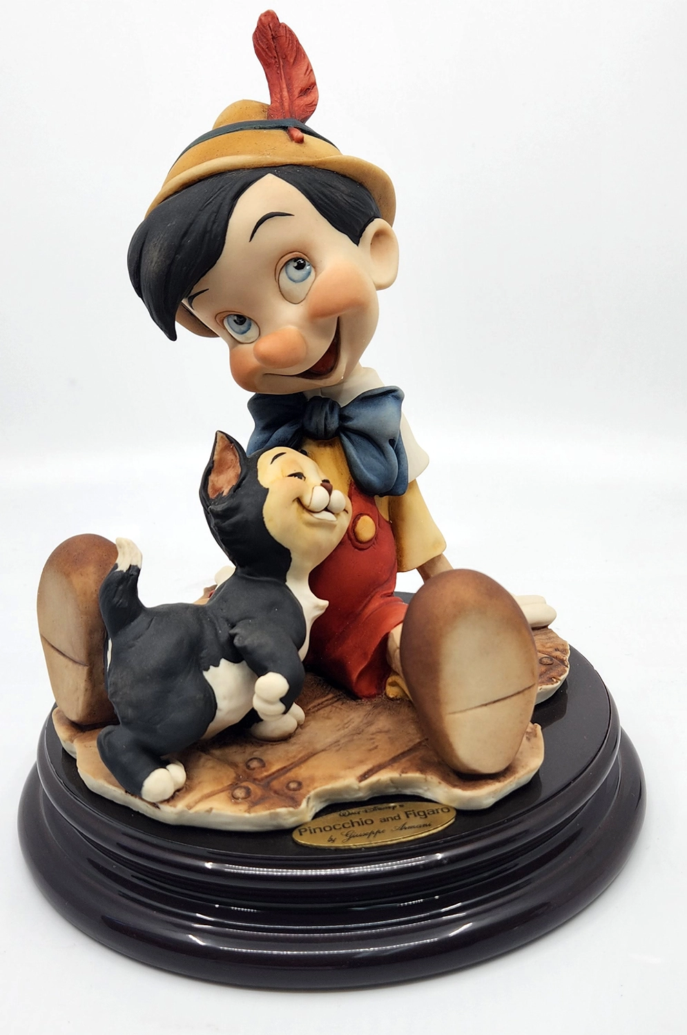 Giuseppe Armani Pinocchio & Figaro Sculpture