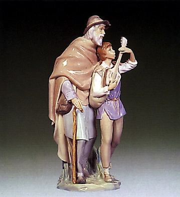 Lladro Happy Travellers 1969-78 Porcelain Figurine
