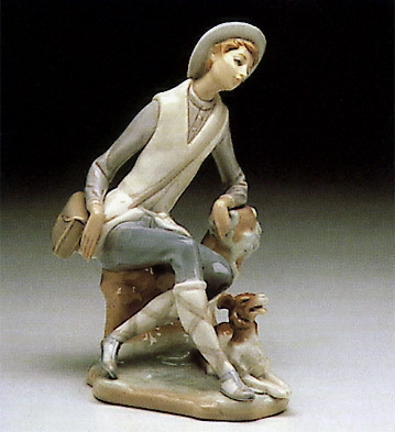 Lladro Shepherd 1969-85 Porcelain Figurine