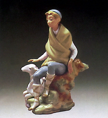 Lladro Little Shepherd 1972-82 Porcelain Figurine