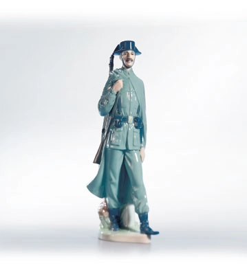 Lladro Spanish Policeman 6km Marker Version - Open Box Porcelain Figurine