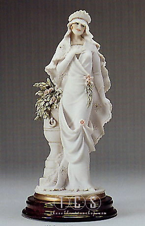 Giuseppe Armani Bride With Flower Vase Sculpture
