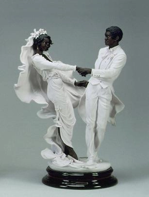 Giuseppe Armani Black Wedding Waltz Sculpture